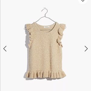 Ruffle Sweater Tank